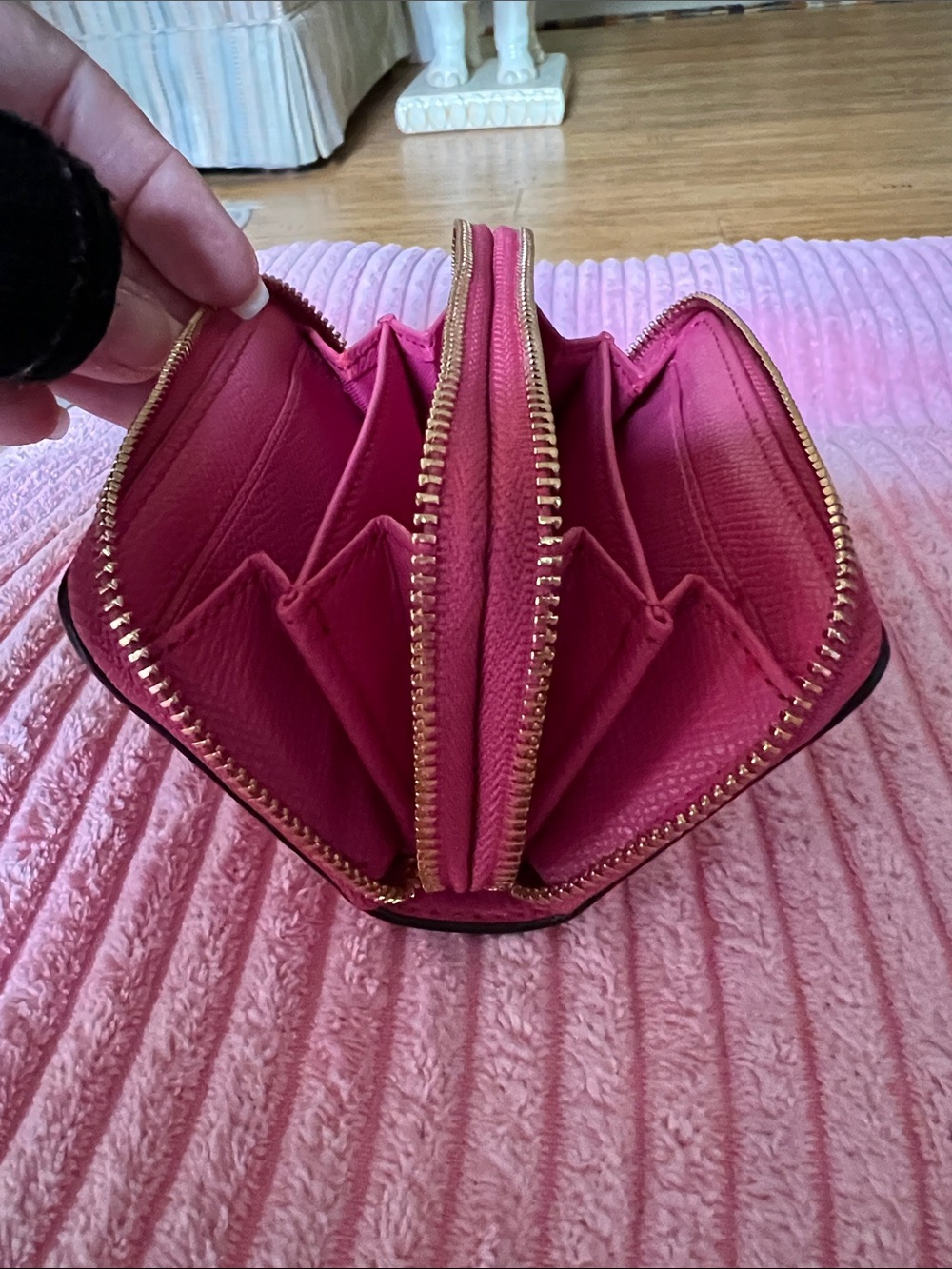 Coach Double Zip Card Case/Wallet-Like New - Picture 14 of 15